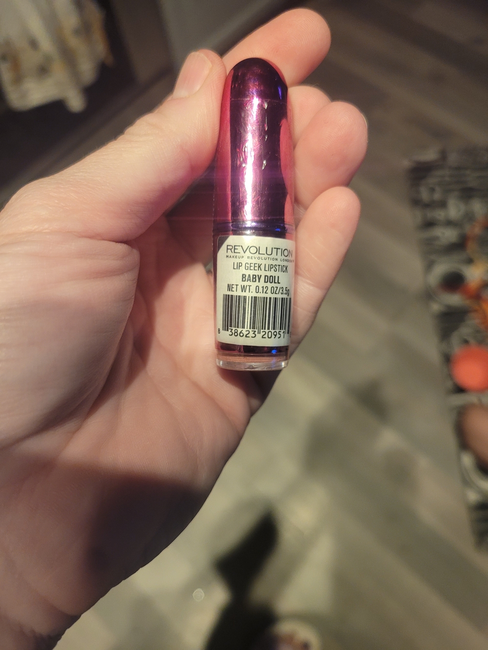 NEW Makeup Revolution Lip Geek Lipstick in the shade "Baby Doll" - Picture 2 of 3